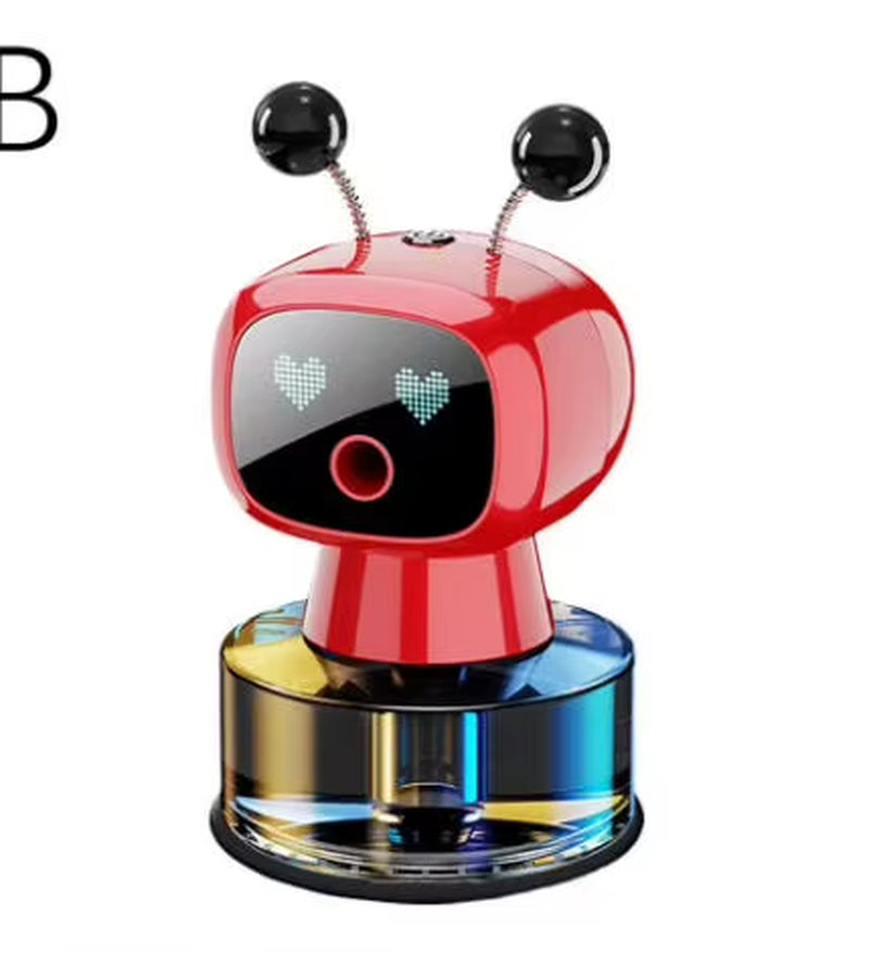 Car Air Freshener AI Rechargeable Car Aroma Diffuser Smart Eyes 4 Levels of Adjustable Intelligent Car Diffuser Air Freshener